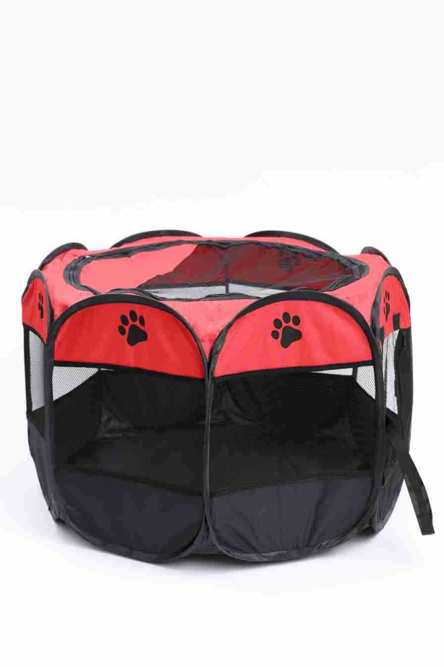 Portable Octagonal Cage Cloth Mesh Fence Pet Tent - Easy Storage