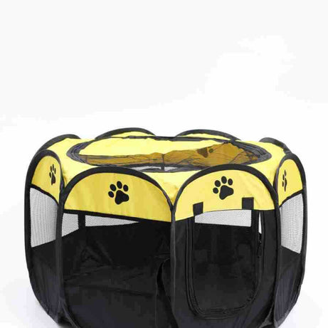 Portable Octagonal Cage Cloth Mesh Fence Pet Tent - Easy Storage