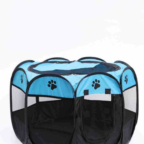 Portable Octagonal Cage Cloth Mesh Fence Pet Tent - Easy Storage