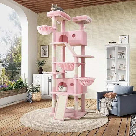81 Inch Tall Cat Tree Tower - Multi-Level