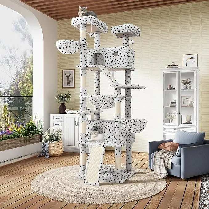 81 Inch Tall Cat Tree Tower - Multi-Level