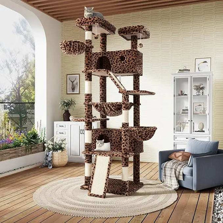 81 Inch Tall Cat Tree Tower - Multi-Level