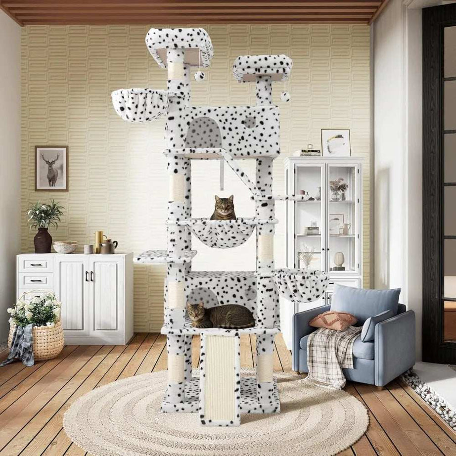81 Inch Tall Cat Tree Tower - Multi-Level