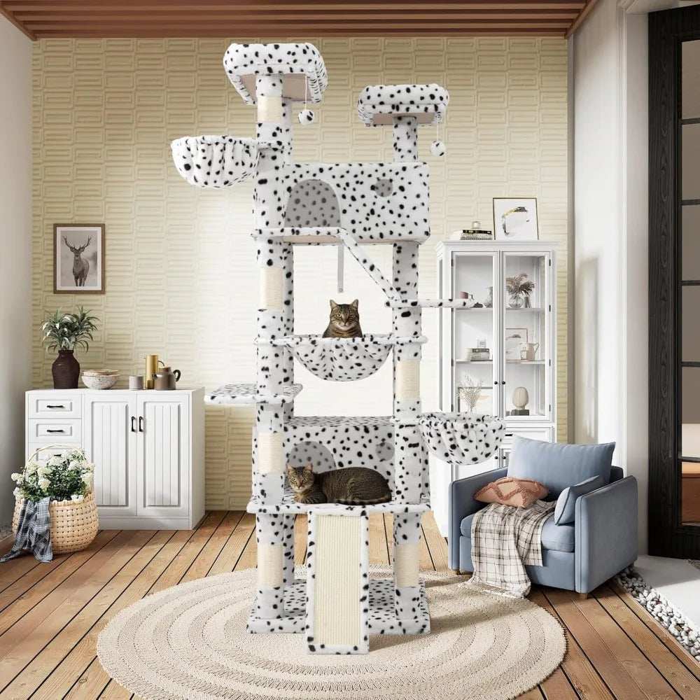 81 Inch Tall Cat Tree Tower - Multi-Level