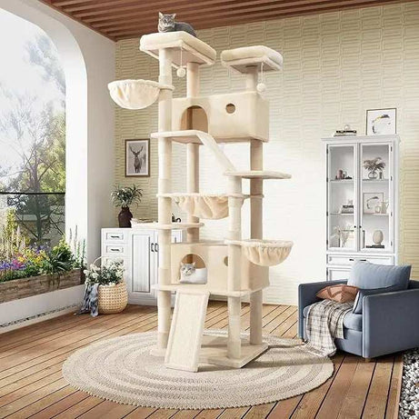 81 Inch Tall Cat Tree Tower - Multi-Level