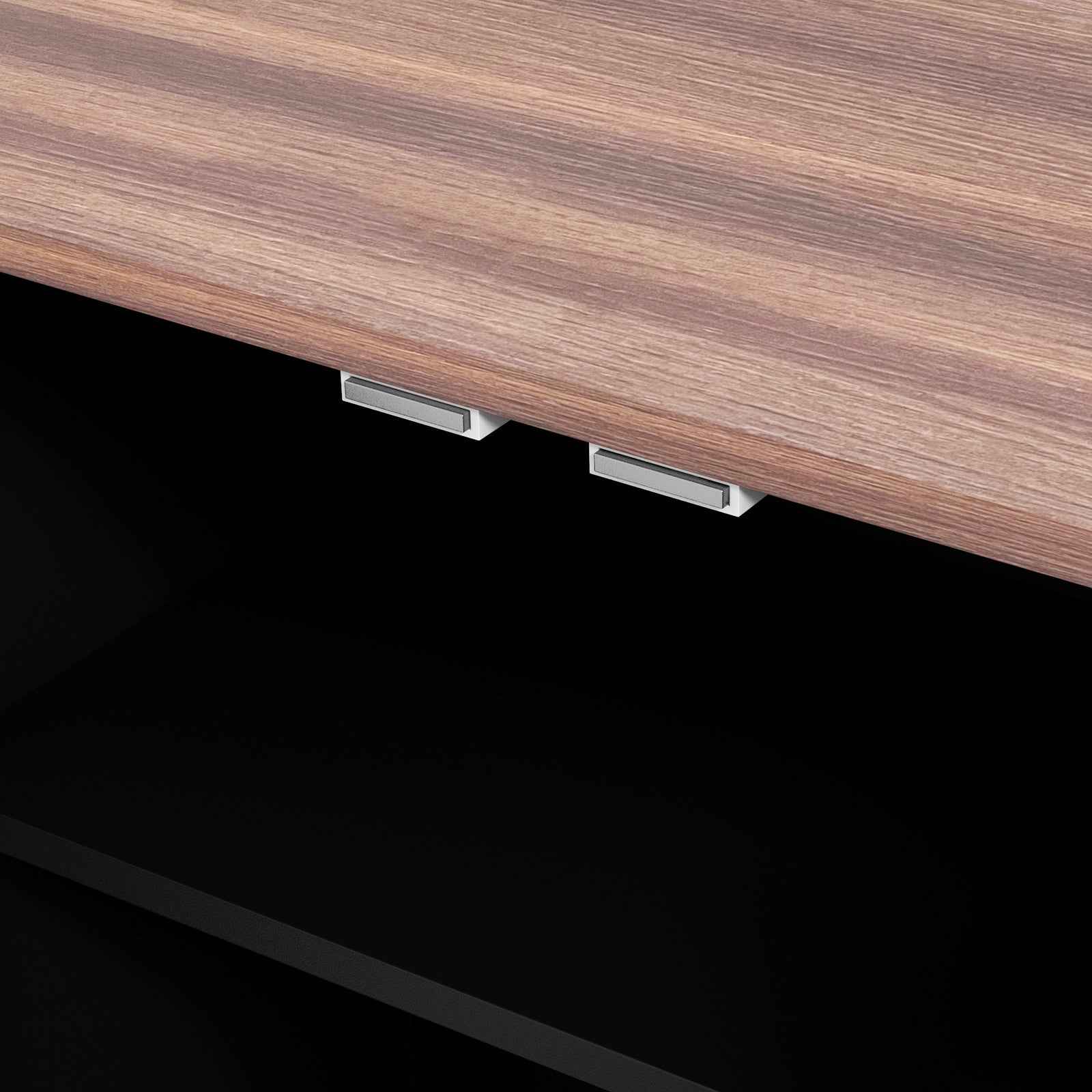 Dog Feeding Station Cabinet - Raised Bowls Storage and Hooks