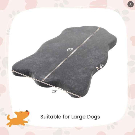 Large Dog Orthopedic Bed - Memory Foam with Washable Cover