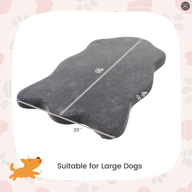Large Dog Orthopedic Bed - Memory Foam with Washable Cover