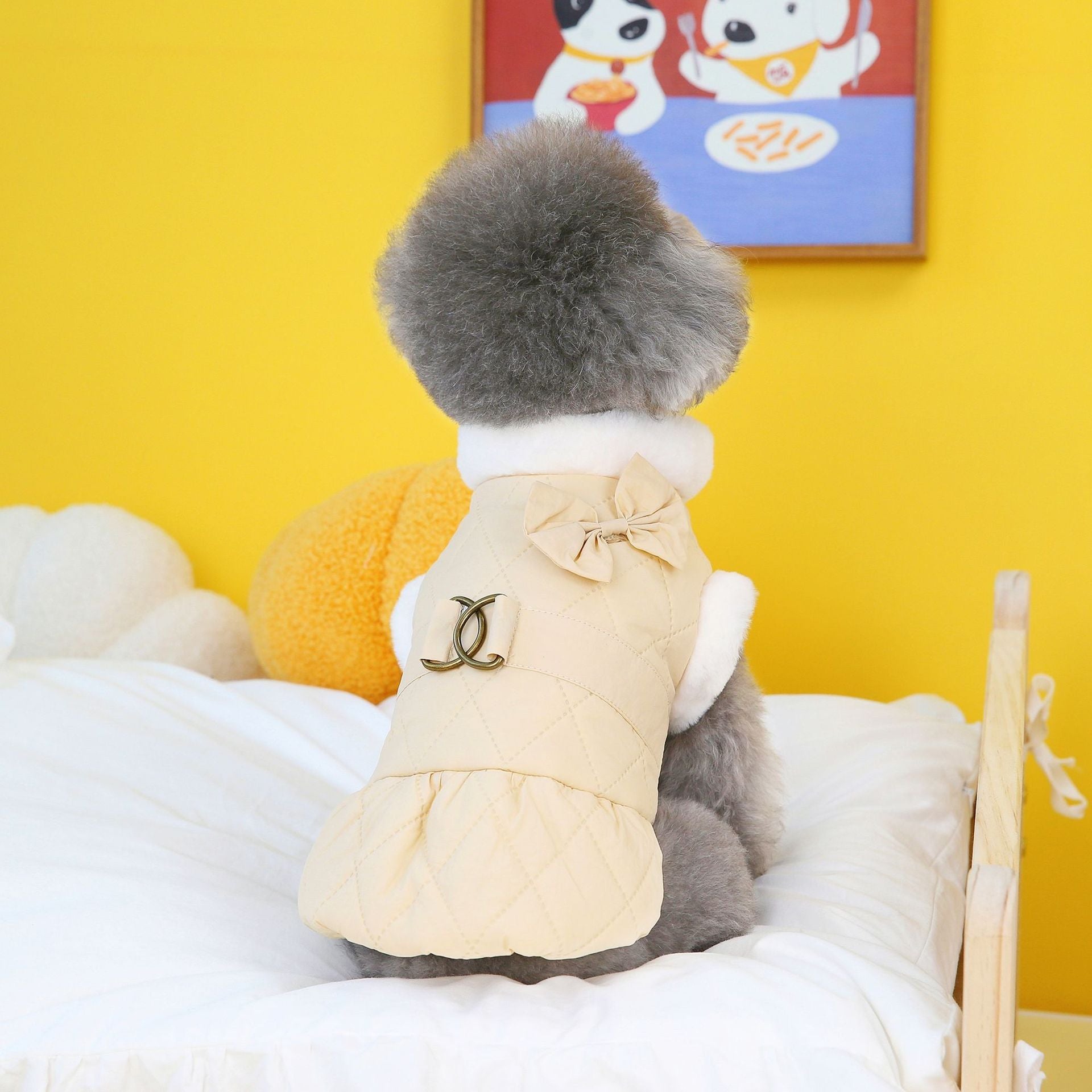 Butterfly Dreams Dress - Small Dog Cotton-Padded Outfit