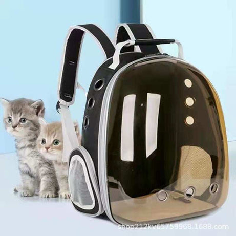 Fashionable Transparent Panoramic Outdoor Four Seasons Universal Pet Backpack