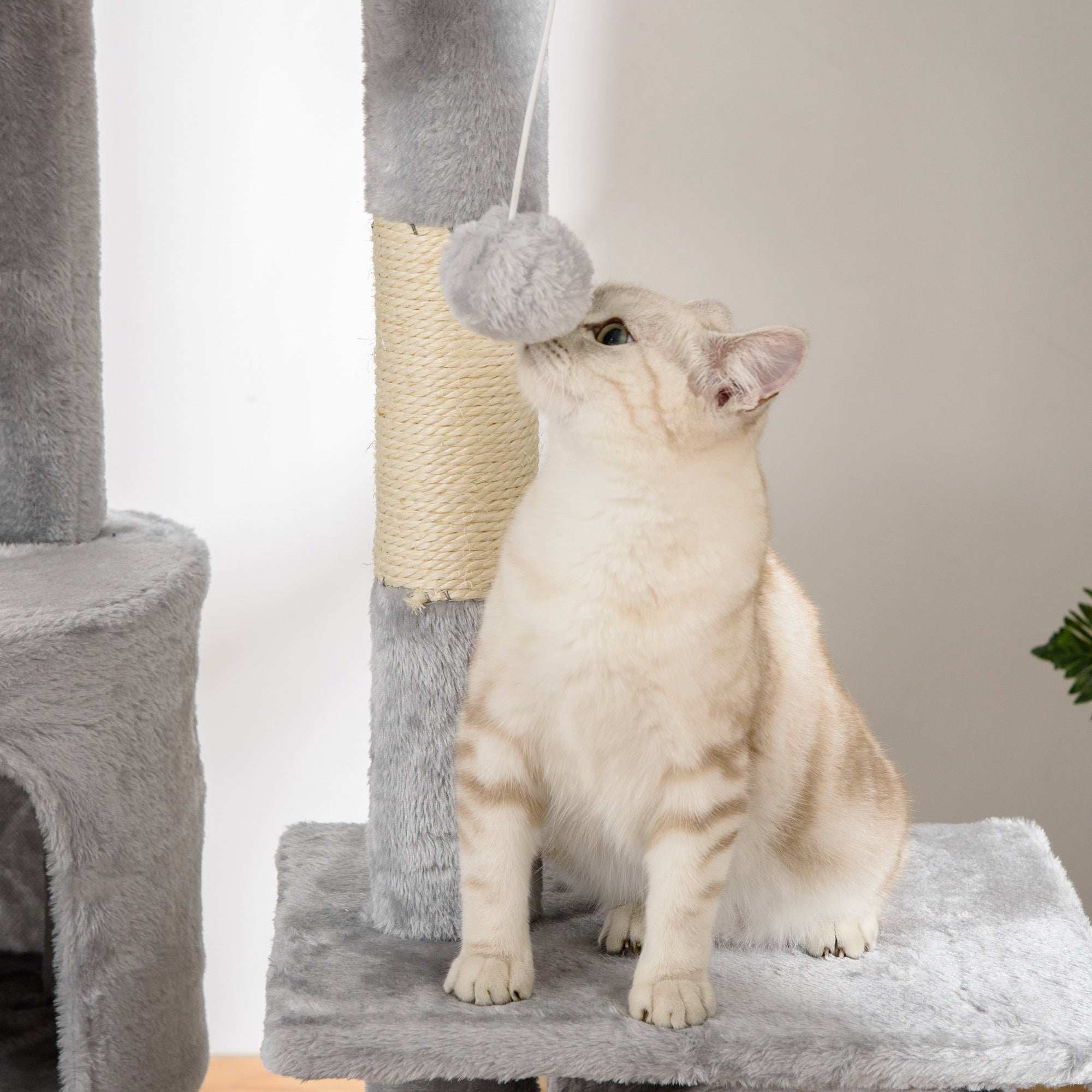 Floor Standing Cat Tree - Height Adjustable Tower