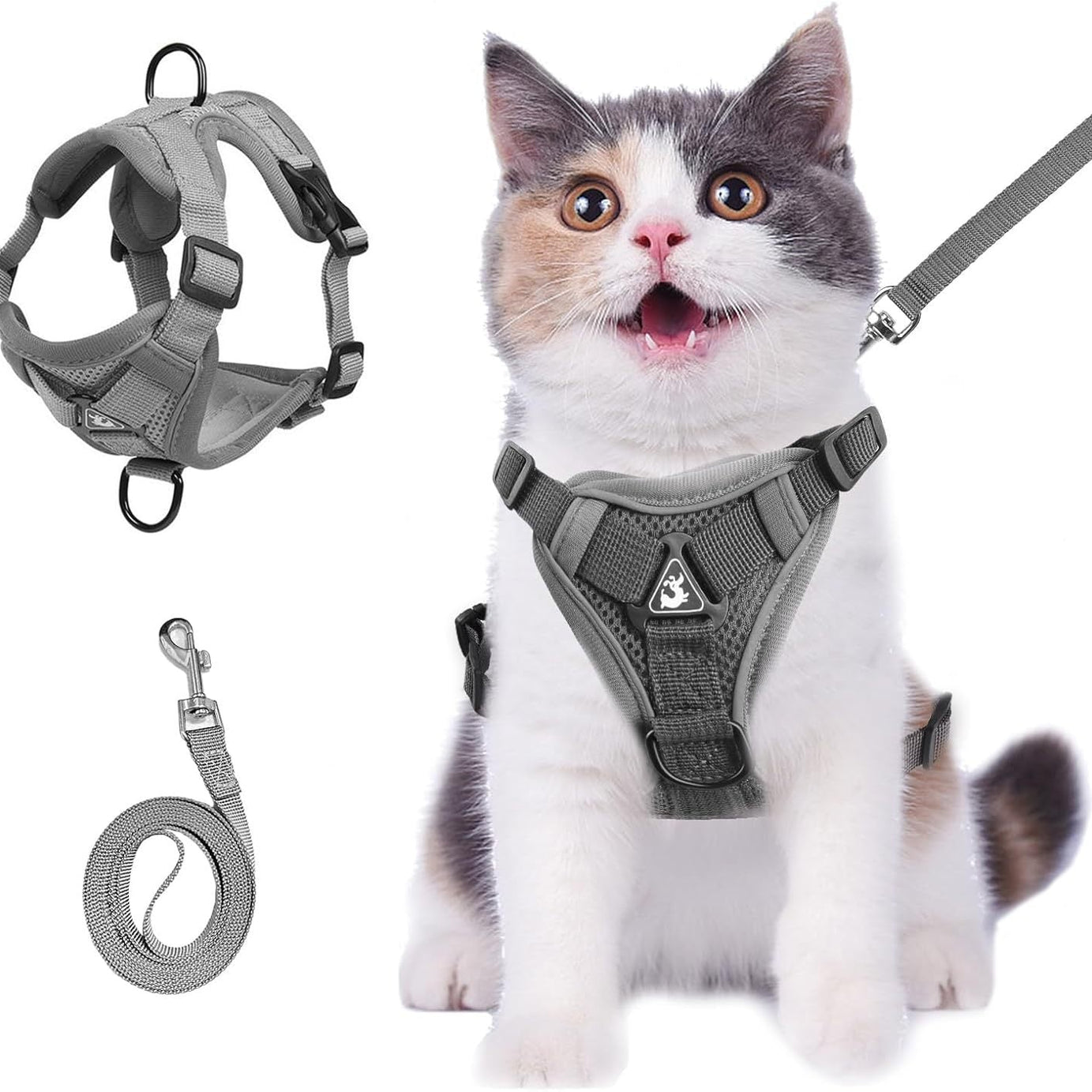 Anti-Escape Cat Harness - Breathable Mesh Leash Set