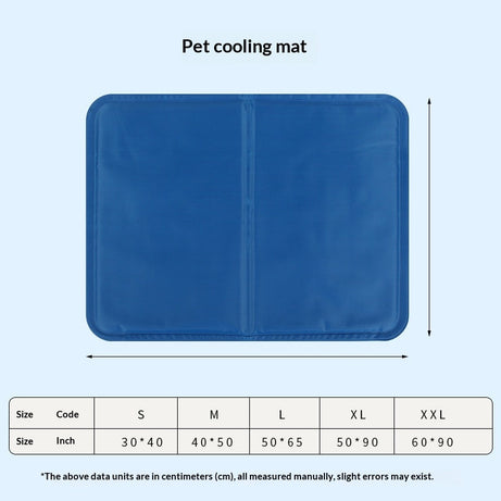 Pet Gel-Sponge Cooling Mat - Happy Paws Chill Out!