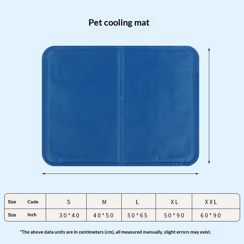 Pet Gel-Sponge Cooling Mat - Happy Paws Chill Out!