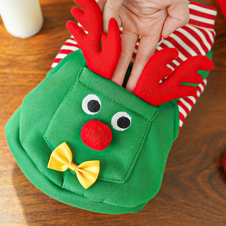 Christmas Reindeer Pet Costume - Dog & Cat Holiday Outfit