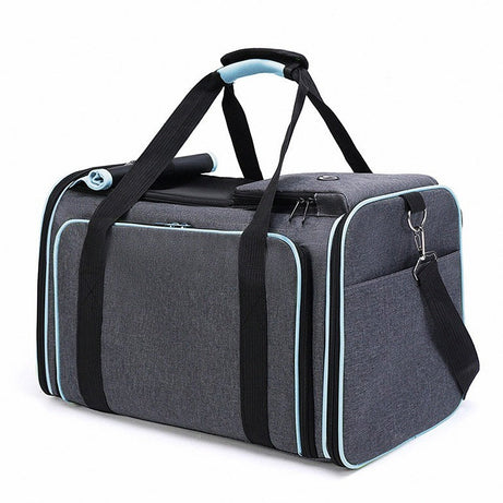 Foldable Pet Carrier Bag - Car Seat Travel Bag for Cats and Small Dogs