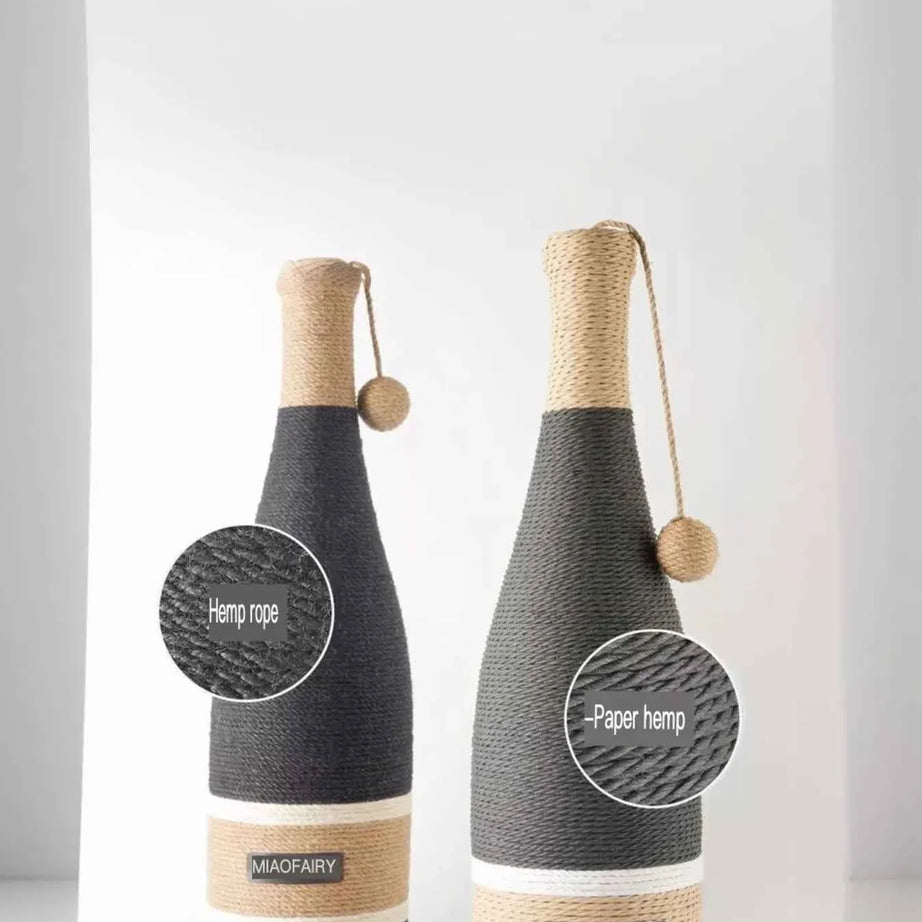 Cat Scratching Posts - Champagne Bottle Style