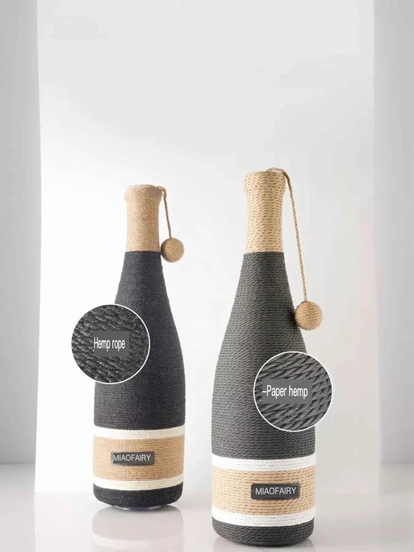 Cat Scratching Posts - Champagne Bottle Style
