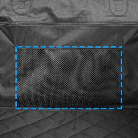 Large Dog Car Seat, Waterproof Fabric With Breathable Mesh, Car Dog Hammock, Dog Harness Dog Car Seat Cover