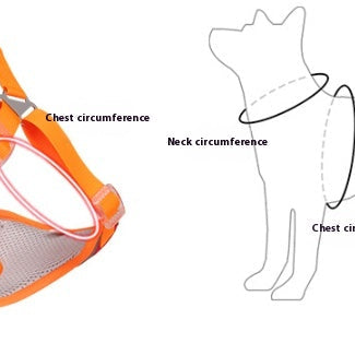 Reflective Mesh Harness - Breathable Dog Safety Vest