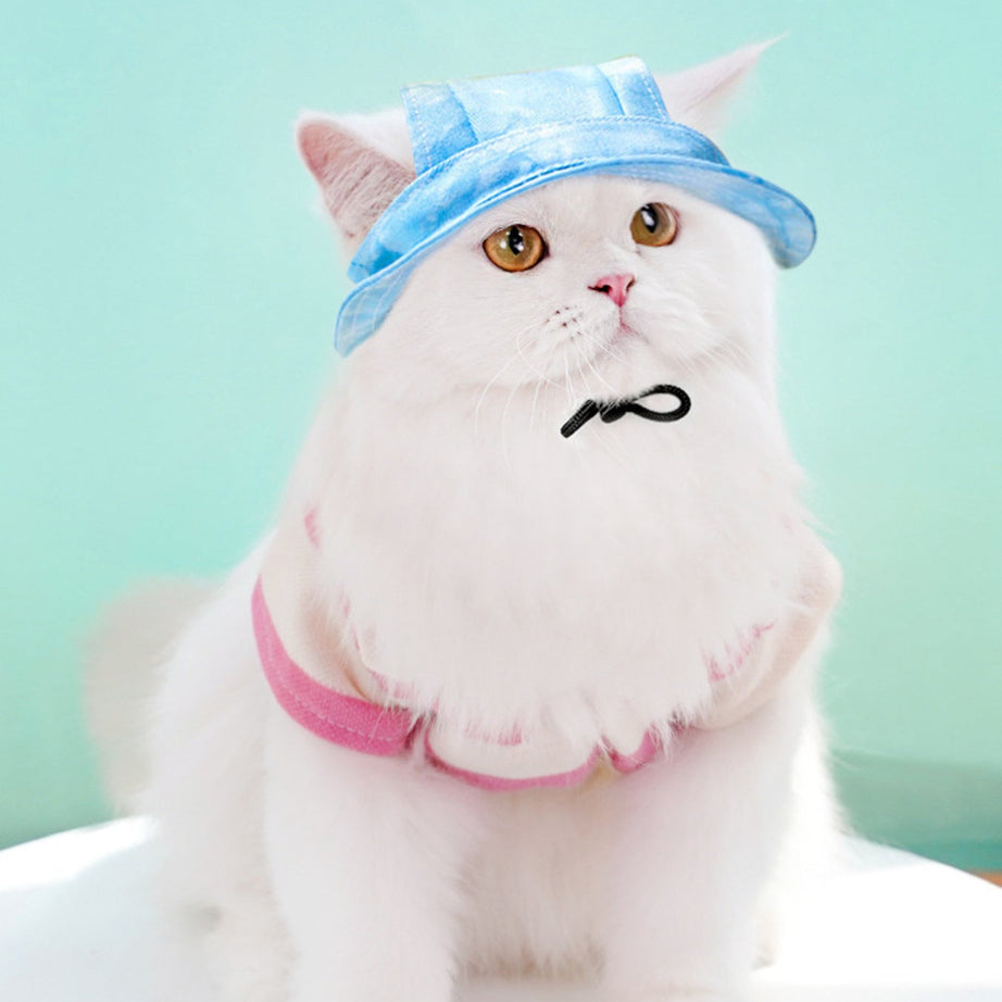Adjustable Pet Visor Hat - Sun-Safe Shade