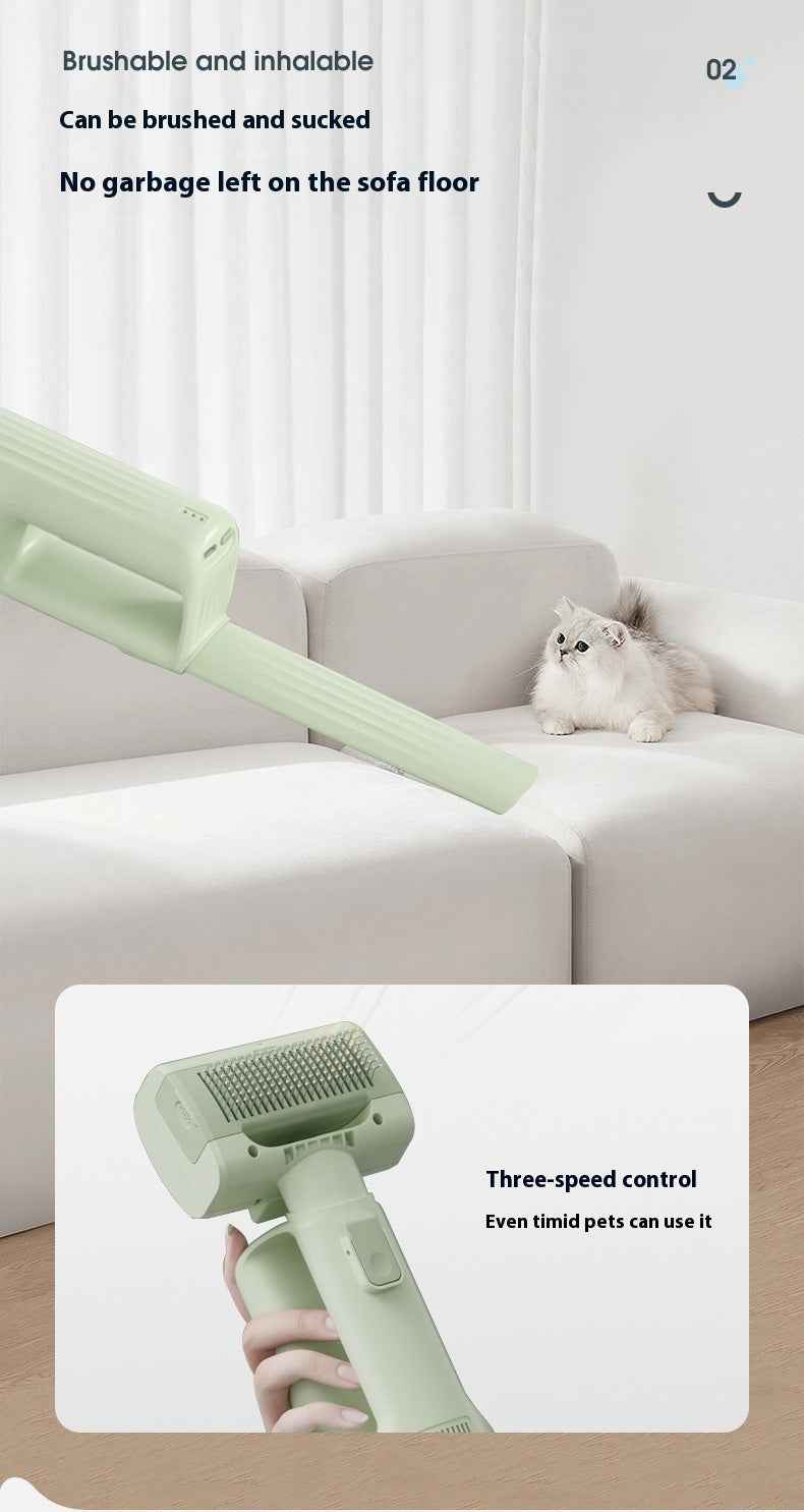 Adjustable Pet Grooming Vacuum with Custom Speed Control