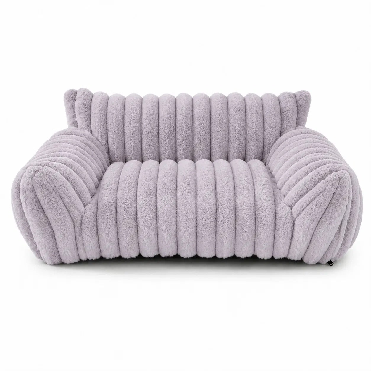 Small Pet Bolster Sofa Bed - Washable Plush Couch for Cats and Dogs