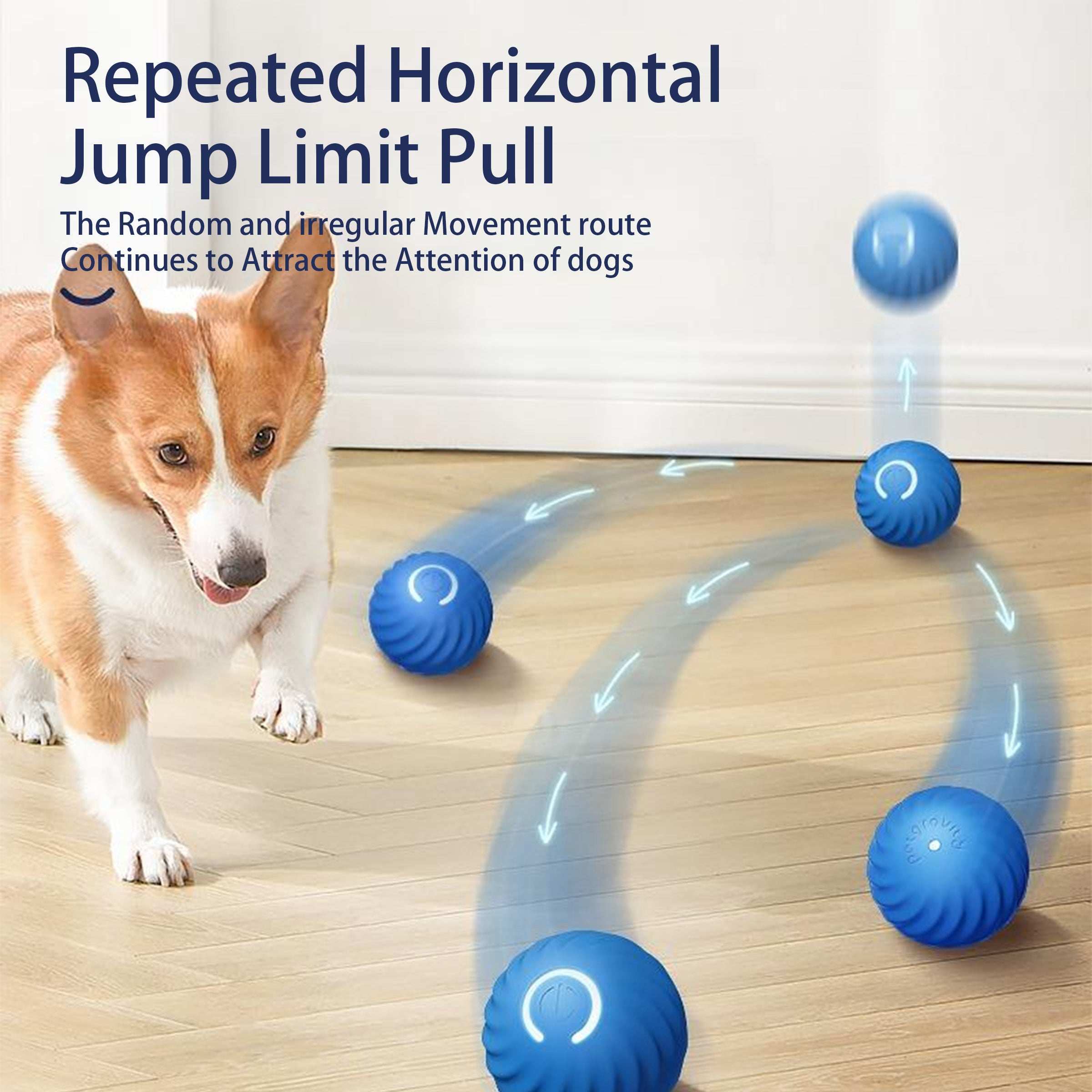 Smart Interactive Bouncing Ball Dog Toy