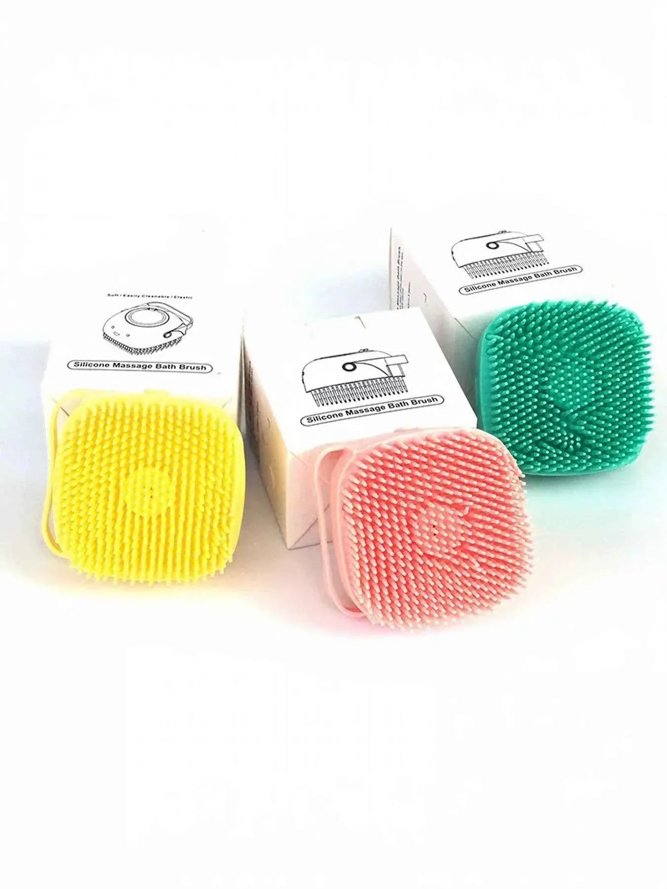 Pet Bath Brush - Cute Cartoon Silicone