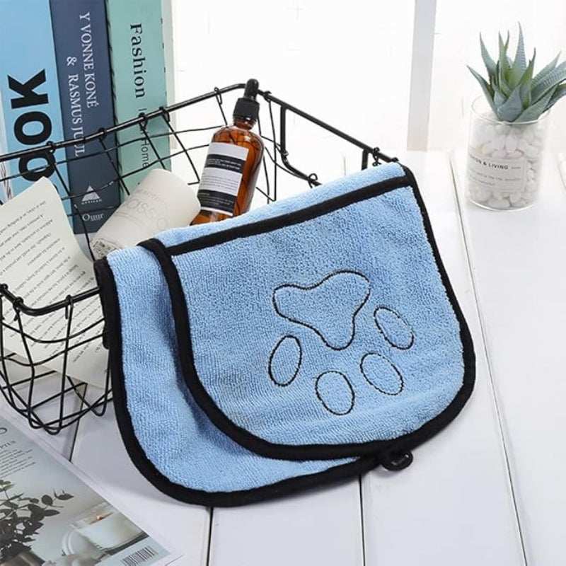 Specially Designed  Pet Bath Towel Quickly Absorbs Water - Dogs or Cats