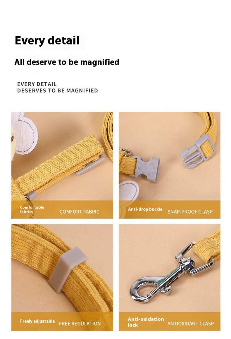 Fun "Cute Bee" Small Pet Harness & Matching Lead