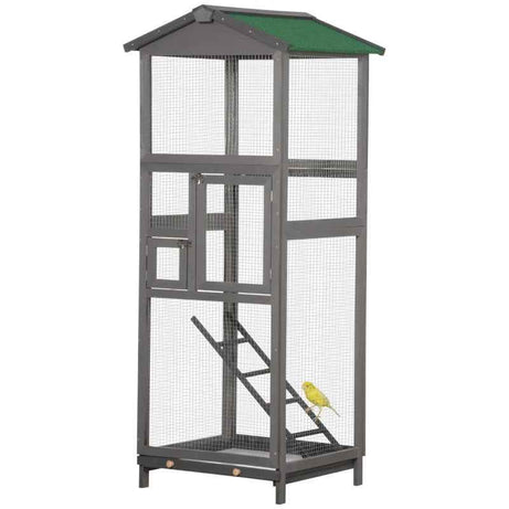 Wooden Bird Cage - Outdoor Aviary House