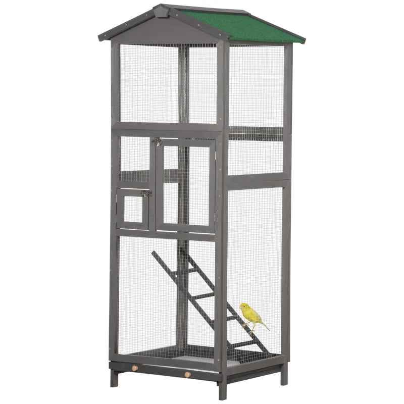 Wooden Bird Cage - Outdoor Aviary House