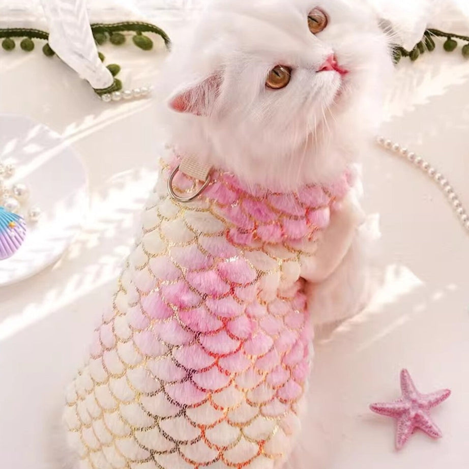 Mermaid Magic - Plush Top for Stylish Pets