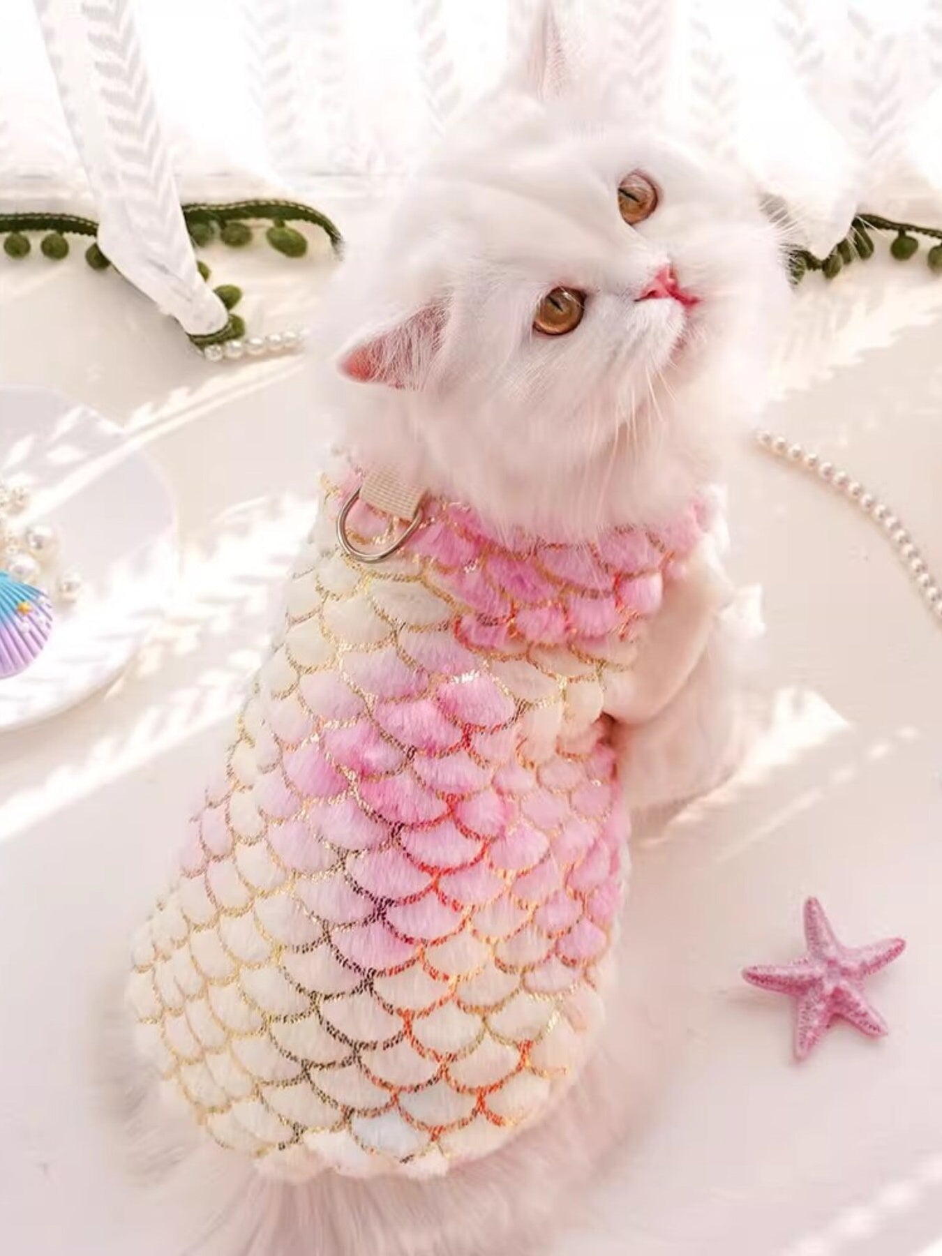 Mermaid Magic - Plush Top for Stylish Pets