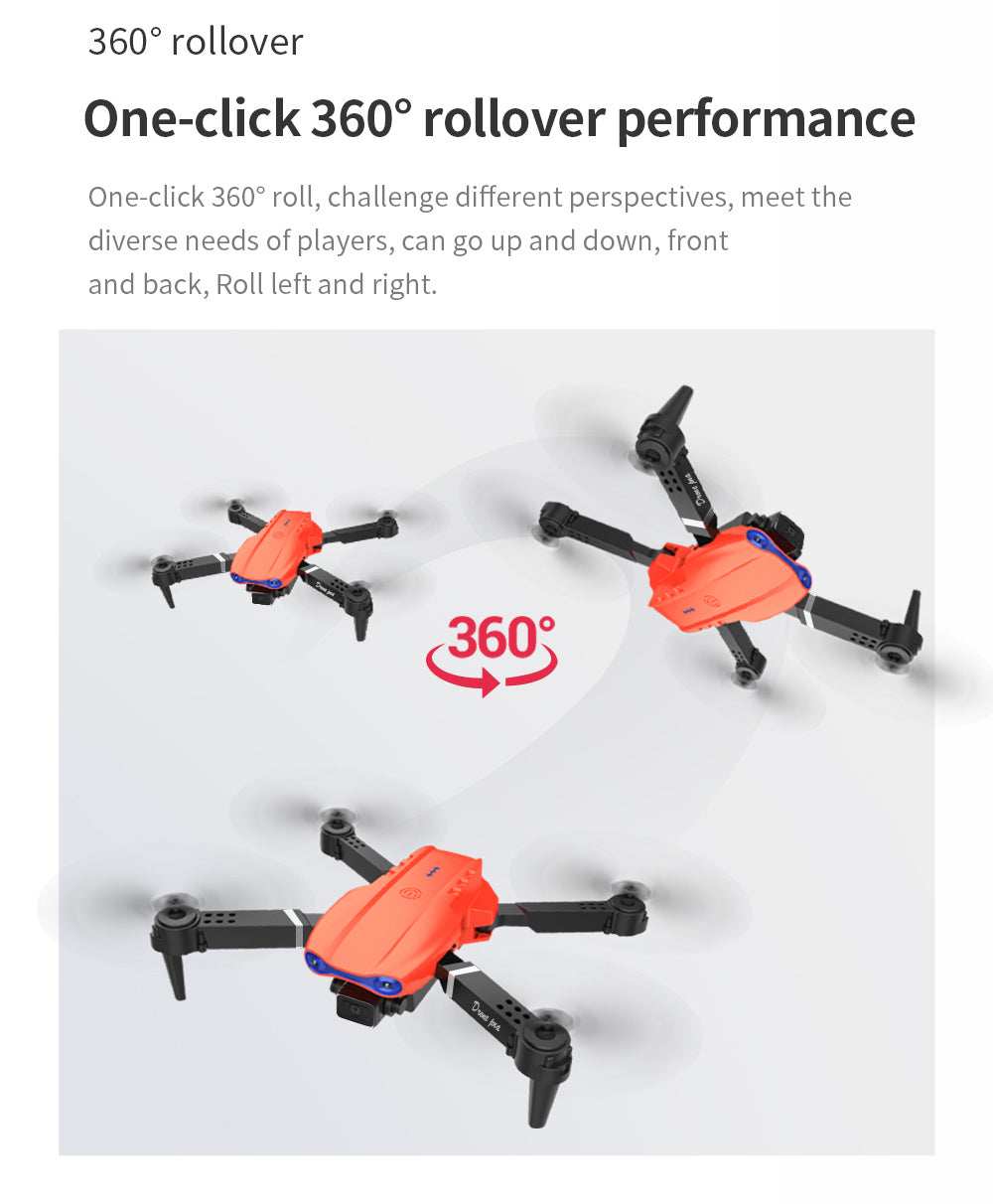 E99 Smart Pet Photography Drone - Foldable RC Camera with Real-Time Video