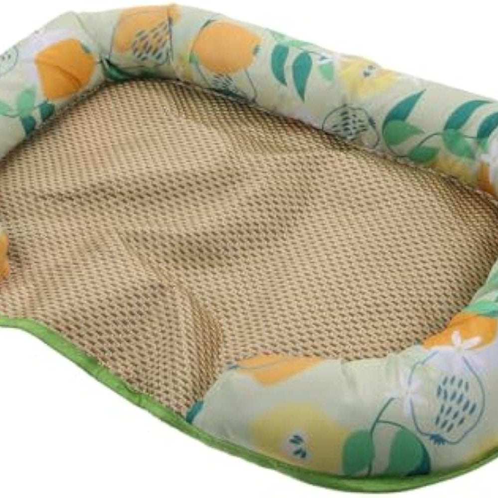Pet Summer Sleeping Cooling Mat with Side Bolsters for Dogs And Cats