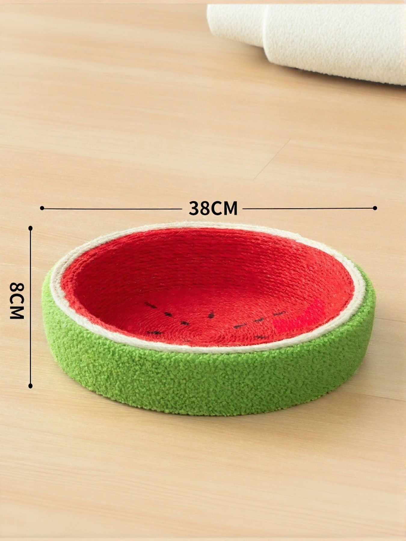 Cat Scratching Post Nest - Purr-fect Watermelon Shaped