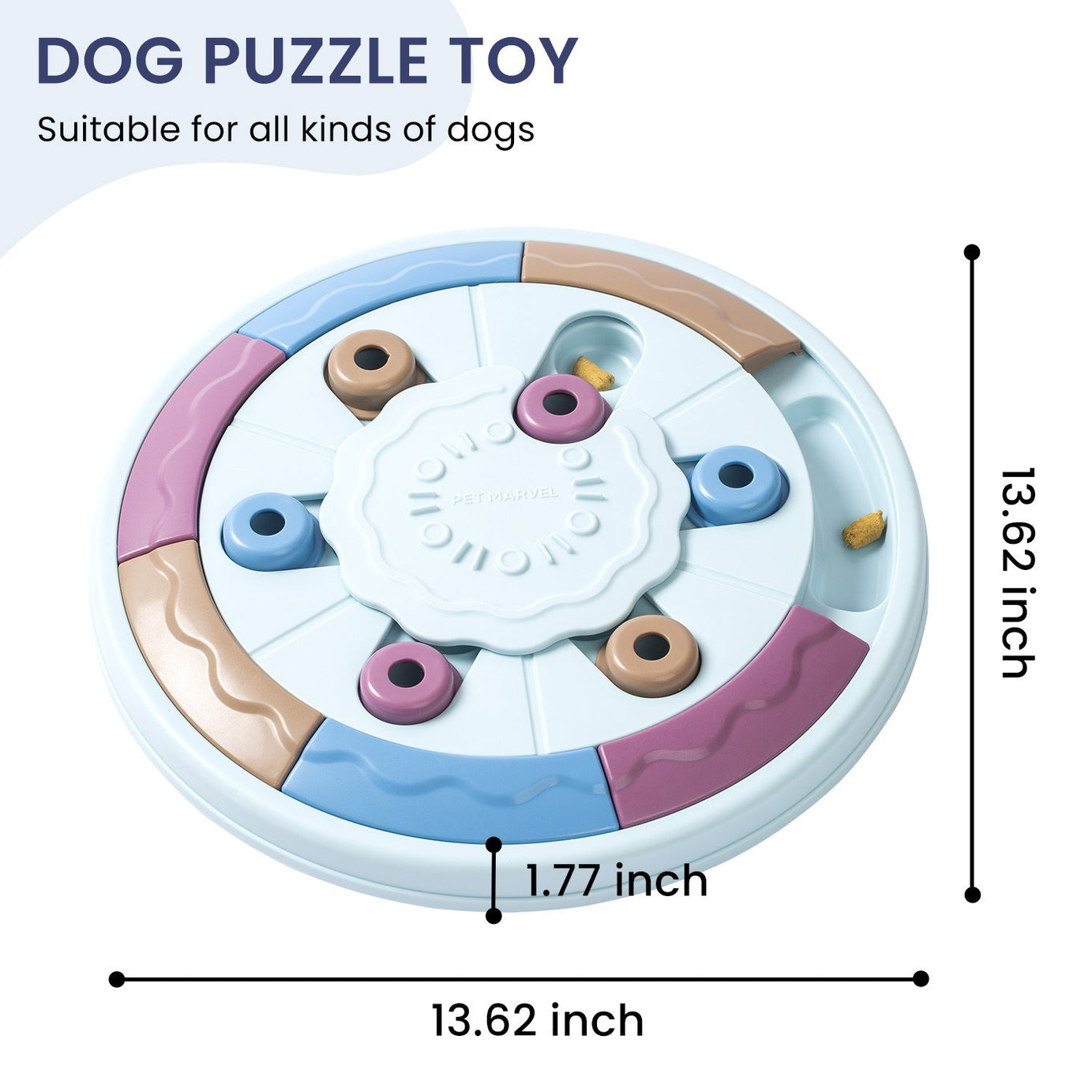 Interactive Puzzle Dog Toy - IQ Training Game Level 1-3