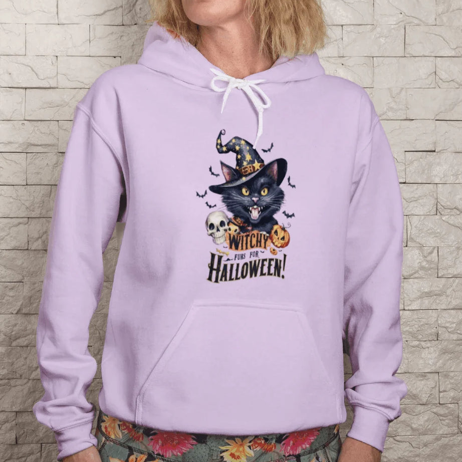 Witchy Halloween Hoodie - Mystical Spooky Season Sweatshirt for Witches