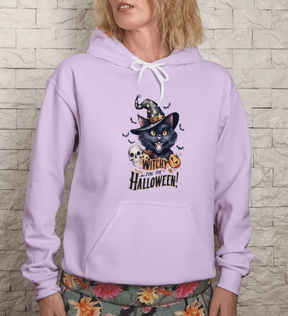 Witchy Halloween Hoodie - Mystical Spooky Season Sweatshirt for Witches