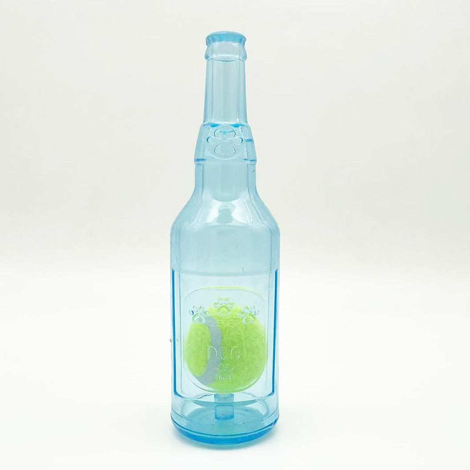 Water Bottle Squeaky Indestructible Dog Toys For Aggressive Chewers