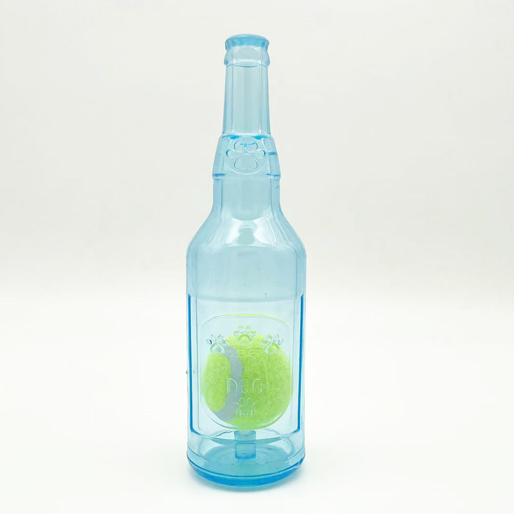 Dog Toy - Water Bottle Squeaky Chew