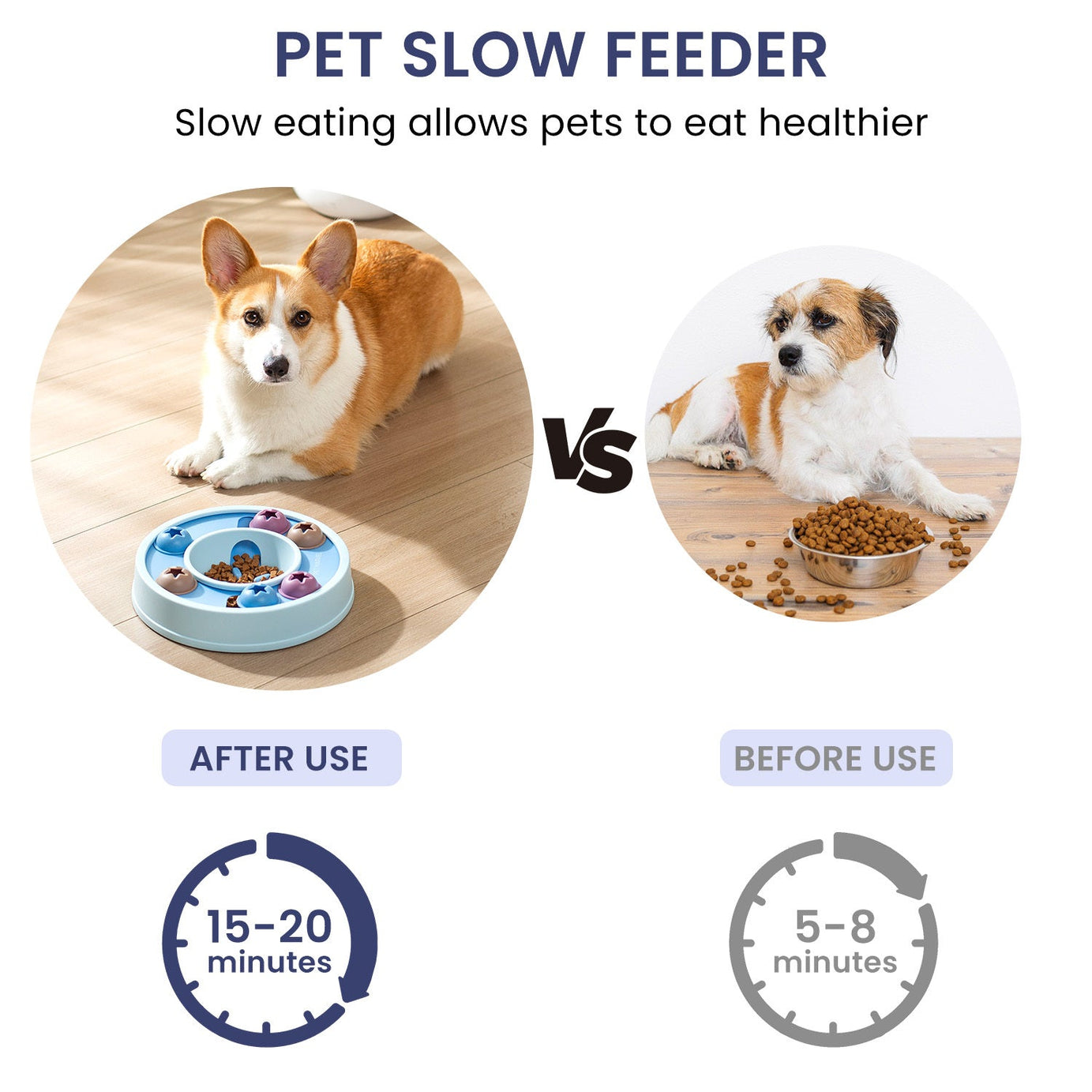 Interactive Puzzle Dog Toy - IQ Training Game Level 1-3