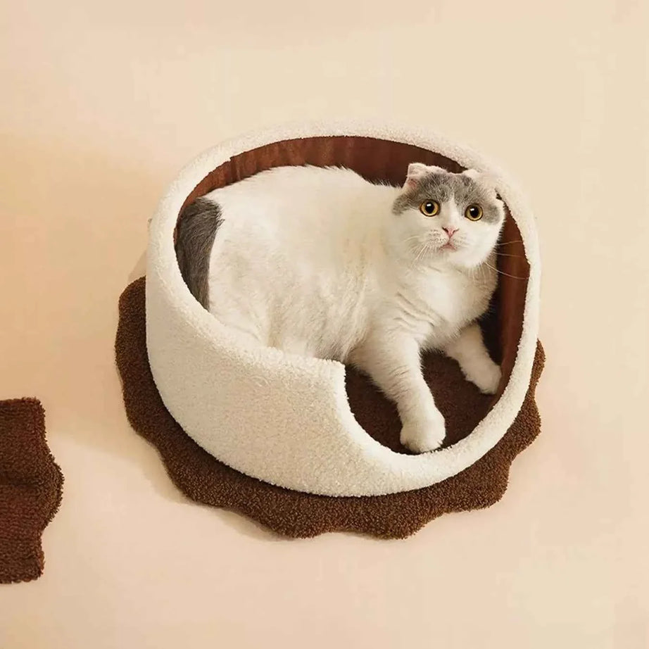 Biscuit Style Pet Nest - Removable Top Section