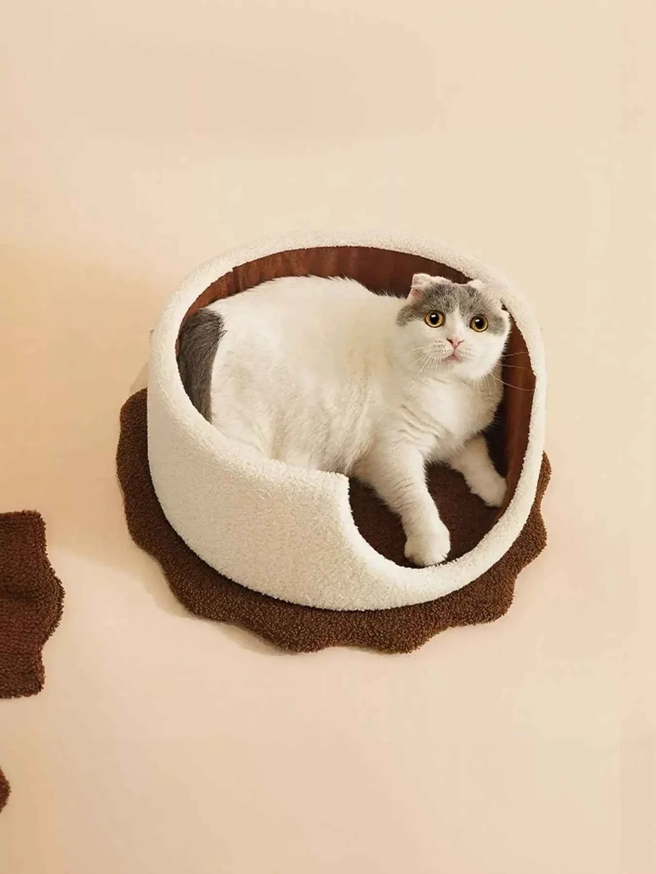 Biscuit Style Pet Nest - Removable Top Section