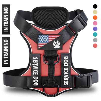 Service Dog Harness - Reflective Quick Release