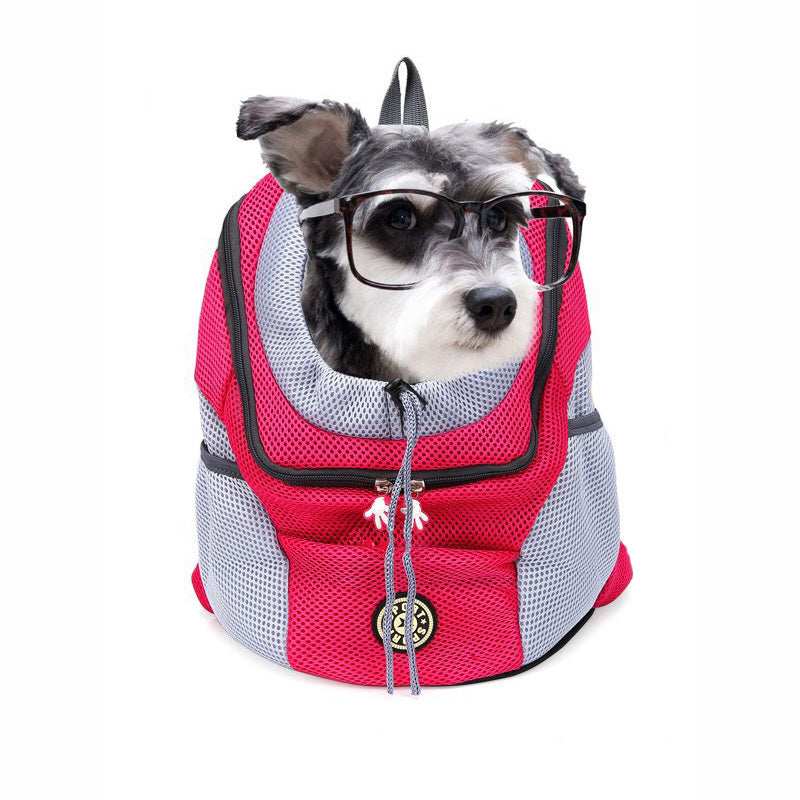 Double Shoulder Portable Travel Backpack Pet Carrier Bag