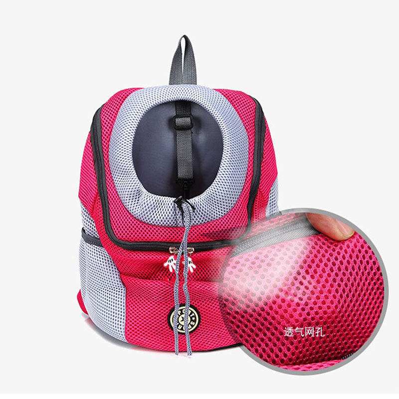 Double Shoulder Portable Travel Backpack Pet Carrier Bag