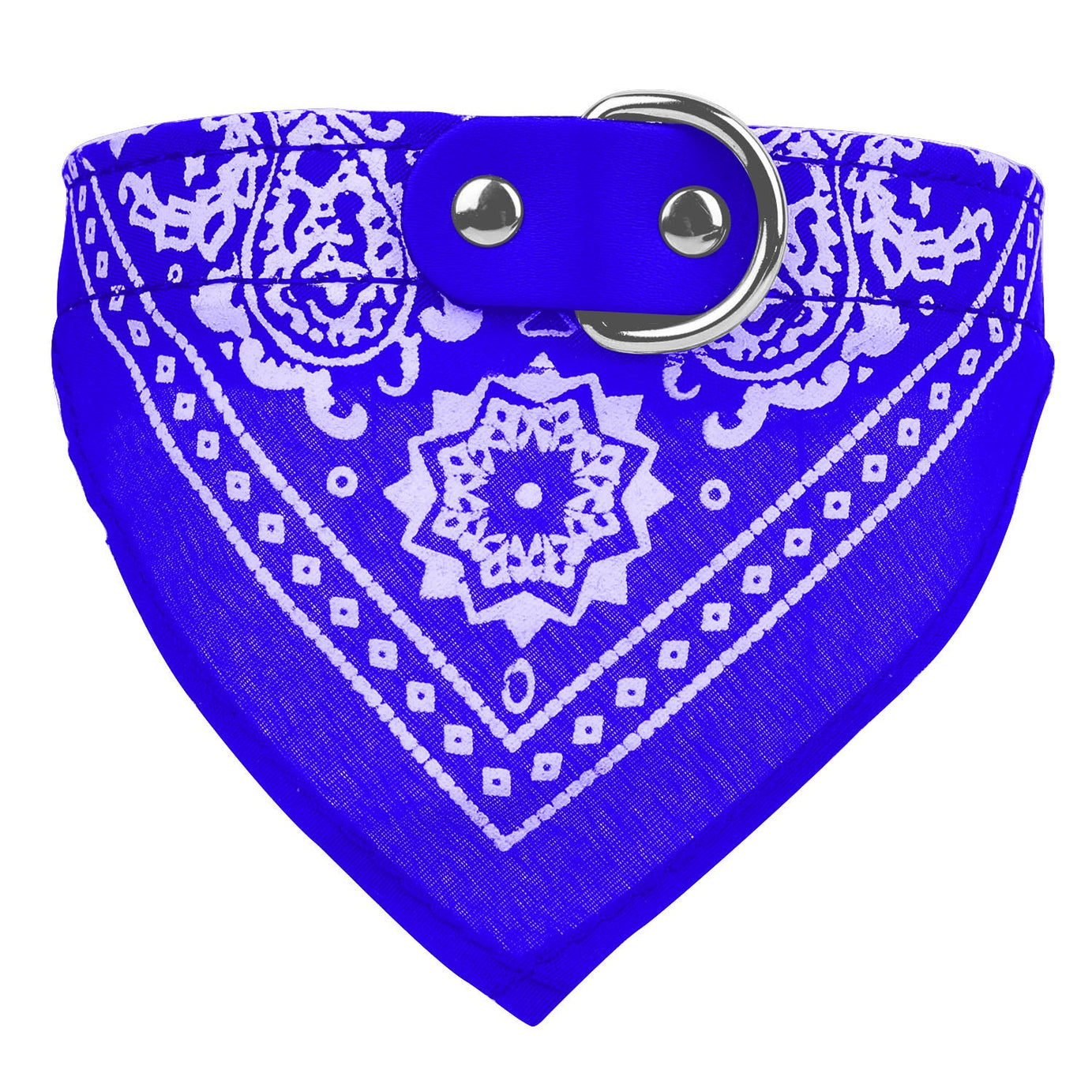 Pet Bandana Collar Adjustable - Leather Triangle Scarf